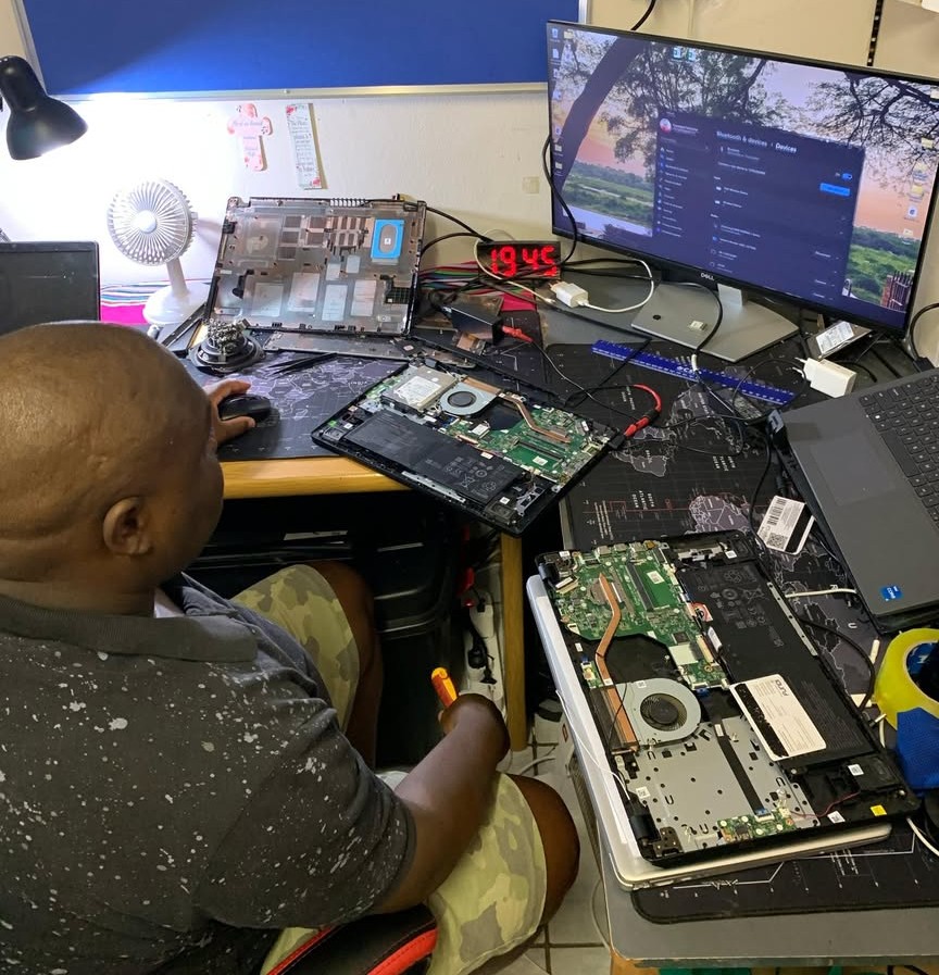 IT Technician Working